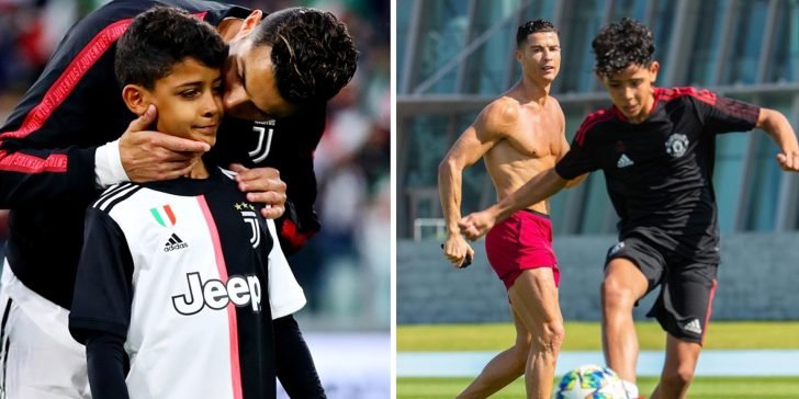 Cristiano Ronaldo Jr. Una pequeña estrella siguiendo los pasos de su talentoso padre.