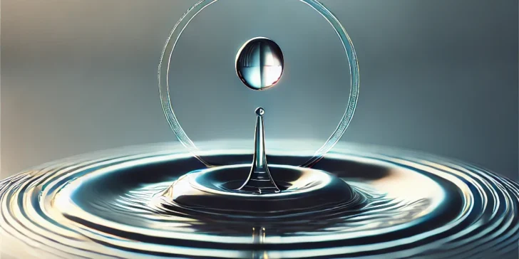 El impacto de una gota de agua: maravillas de la física y la naturaleza